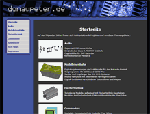 Tablet Screenshot of donaupeter.de
